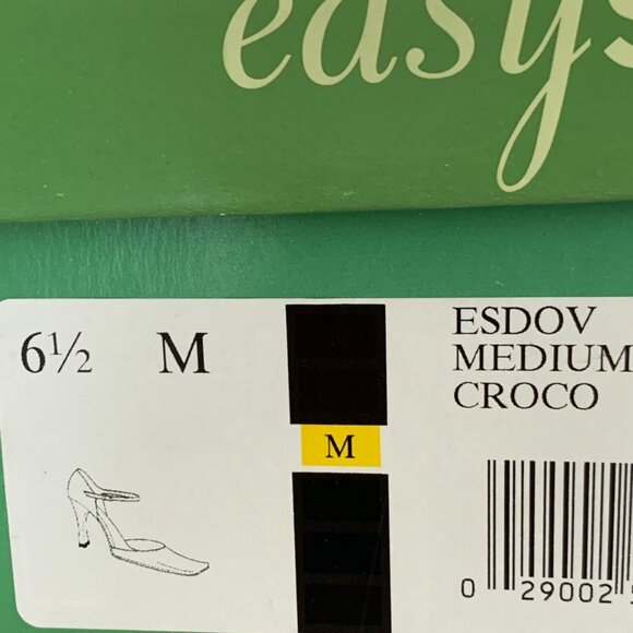 EasySpirit Brown Crocodile Scarpin - Picture 5 of 5